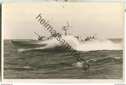 Schnellboot Geier P 6073 - Foto-Ansichtskarte