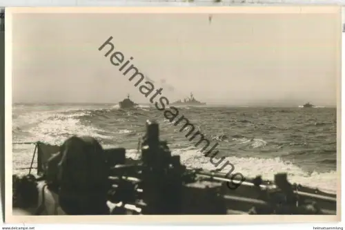 2. Schnellboot-Geschwader im Manöver - Foto-Ansichtskarte