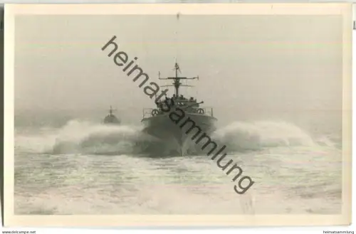 2. Schnellboot-Geschwader im Manöver - Foto-Ansichtskarte