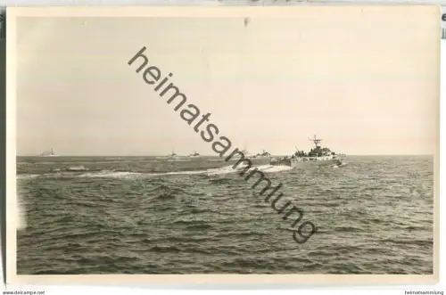 Bundeswehr - 2. Schnellboot-Geschwader im Manöver - Foto-Ansichtskarte