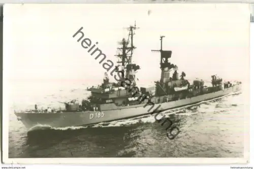 Zerstörer Lütjens D 185 - Foto-Ansichtskarte