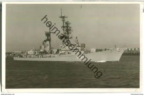 Zerstörer Mölders D 186 - Foto-Ansichtskarte