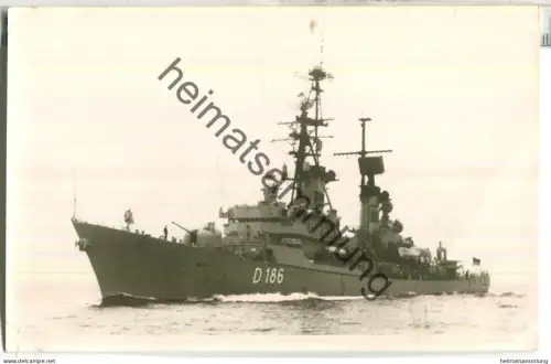 Zerstörer Mölders D 186 - Foto-Ansichtskarte