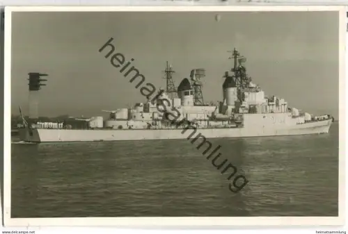 Zerstörer Hessen D 184 - Foto-Ansichtskarte