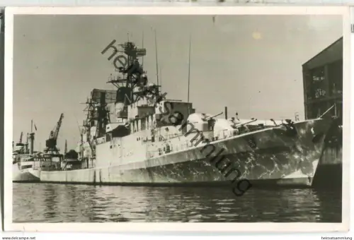 Zerstörer Hessen D 184 - Foto-Ansichtskarte