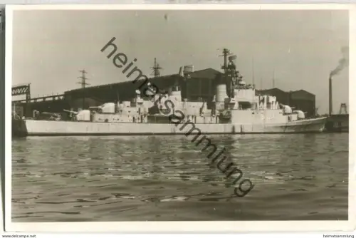 Zerstörer Hessen D 184 - Foto-Ansichtskarte