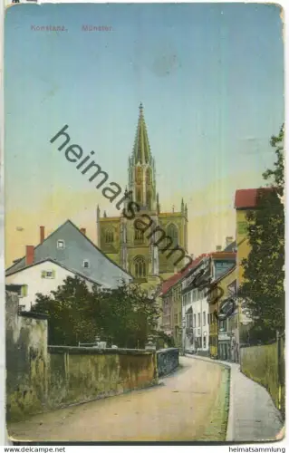 Konstanz - Münster - Verlag E. Hartmann Strassburg - gel. 1913