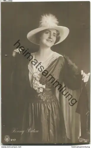 Henny Porten - Ross-Verlag 64/1 - Rückseite beschrieben