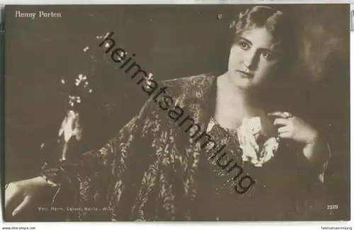 Henny Porten - Verlag Herm. Leiser Berlin 2020 - Rückseite beschrieben