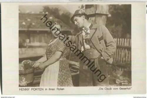 Henny Porten - Ross-Verlag 509/7 - Rückseite beschrieben