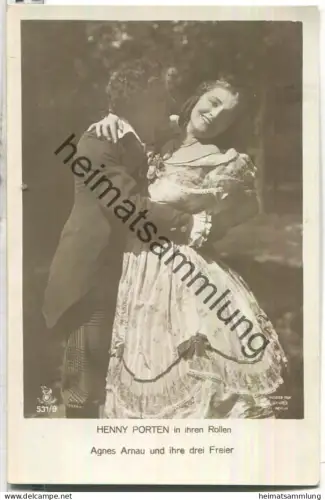 Henny Porten - Ross-Verlag 531/9 - Rückseite beschrieben