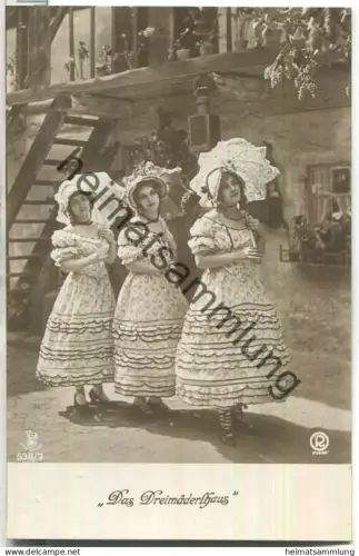 Das Dreimäderlhaus - Sybille Binder - Käthe Oswald - Ruth Werner - Ross-Verlag 536/7 - Rückseite beschrieben