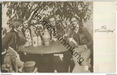 Das Dreimäderlhaus - Ross-Verlag 536/8 - Rückseite beschrieben 1918