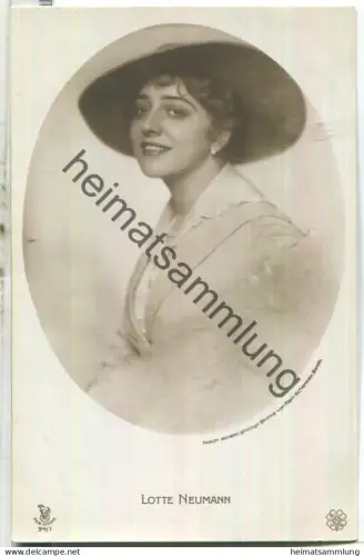 Lotte Neumann - Ross-Verlag 94/1 - Rückseite beschrieben 1918