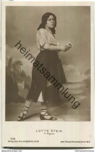 Lotte Stein - Verlag Hans Dursthoff Berlin 1238 - Rückseite beschrieben 1918