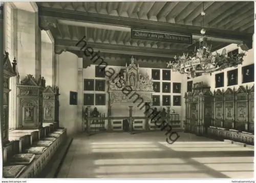 Münster - Friedenssaal im Rathaus - Foto-Ansichtskarte - Verlag N. Muddemann Münster - gel. 1966