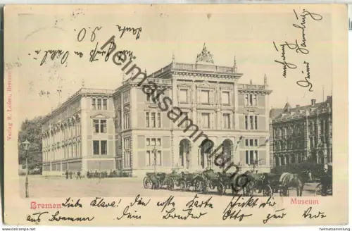 Bremen - Museum - Verlag R. Lefers Bremen - gel. 1901