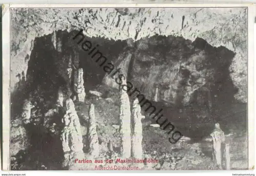 91284 Neuhaus - Maximilianshöhle - Krottensee - Albrecht-Dürergrotte - gel. 1909