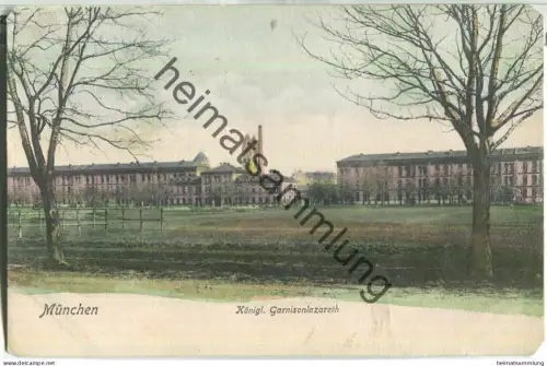 München - Garnisonlazareth - gel. 1905