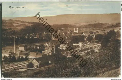 Bad Gandersheim - Eisenbahn - Verlag Carl Thoericht Hann. Münden - gel. 1910