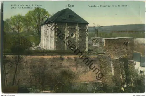 Cheb - Eger - Kaiserburg - Doppelkapelle - Bankettsaal - Verlag Jos. Zimmermann Eger