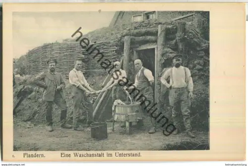 Flandern - Waschanstalt - Verlag Zipper Weilburg Lahn Serie 2 Nr. 89