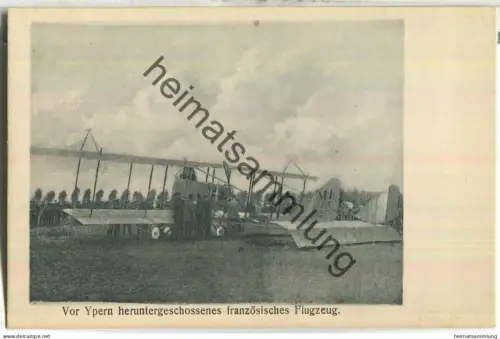 Flandern - Ieper - Ypres - Ypern - Flugzeug - Verlag Zipper Weilburg Lahn Serie 2 Nr. 86