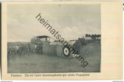 Flandern - Ieper - Ypres - Ypern - Flugapparat - Verlag Zipper Weilburg Lahn Serie 2 Nr. 78