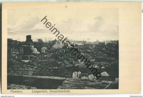 Flandern - Langemark - Gesamtansicht - Verlag Zipper Weilburg Lahn Serie 2 Nr. 112