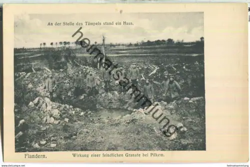 Flandern - Pilkem - Verlag Zipper Weilburg Lahn Serie 2 Nr. 110