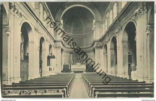 St. Patrick 's Church - Soho Square London ca. 1910