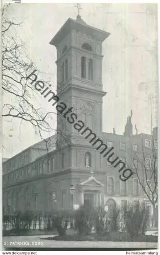 St. Patrick 's Church - Soho Square London ca. 1910