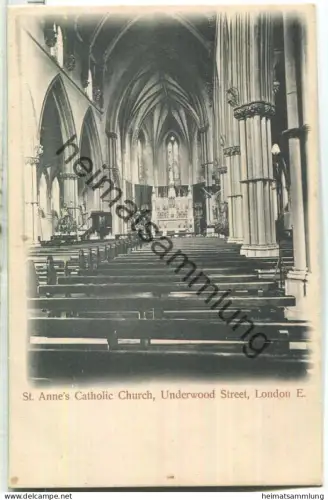 St. Anne 's Catholic Church - Unterwood Street London ca. 1910