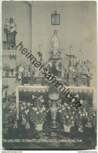 The Lady Altar - St. Edward 's Catholic Church - Golders Green