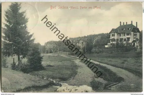 Bad Sachsa - Partie am Brand - Verlag Stengel & Co. Dresden - gel. 1906
