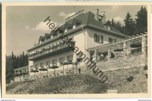 Erholungsstätte Fürstenhöhe - Besitzer H. Mutschmann - Saalburg am Stausee - Foto-Ansichtskarte