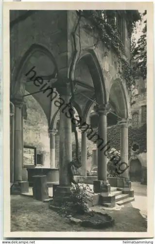 Heidelberg - Schoss - Brunnenhaus - Foto-Ansichtskarte - J. Velten Verlag Karlsruhe
