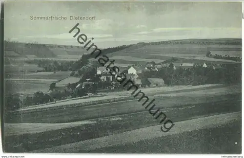 Sommerfrische Dietendorf - Verlag Richard Heim Zeitz - gel. 1913