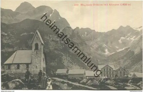 Meglisalp mit Altmann - Edition Photoglob Zürich