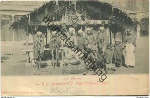 J. & G. Hagenbeck's - Malabaren-Truppe - Verlag Wilhelm Hoffmann AG Dresden