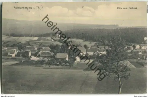 Finsterbergen - Blick vom Kurhaus - Verlag C. F. Wiedemann Roda - gel. 1915