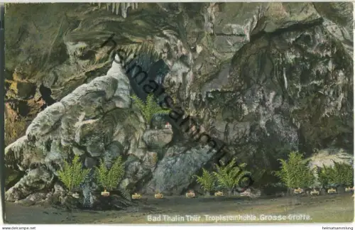Bad Thal - Tropfsteinhöhle - grosse Grotte  - Verlag C. F. Wiedemann Roda
