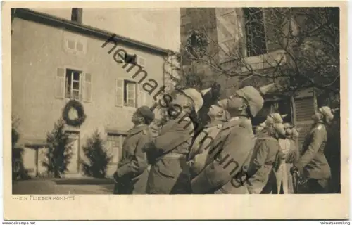 Ein Flieger kommt - Kriegspostkartenverlag S. Egger München