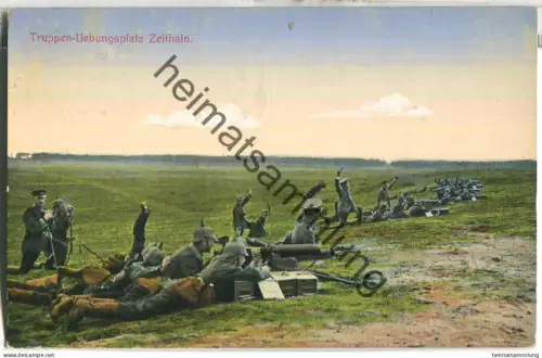 Zeithain - Truppen-Uebungsplatz - Verlag A. verw. Reinhardt Riesa - 15. Infanterie-Regiment - gel. 1915