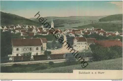 Sulzbach an der Murr - Eisenbahn - Verlag K. Ferber Sulzbach