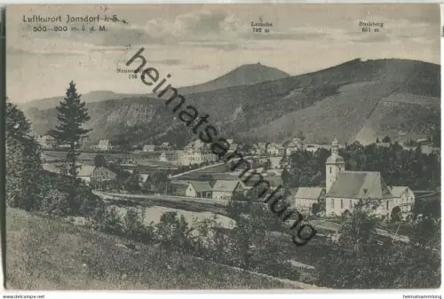 Jonsdorf - Verlag Richard Kissig Bahnhof Jonsdorf - gel. 1915