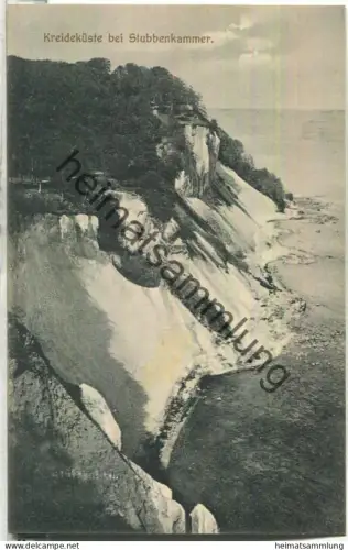 Kreideküste bei Stubbenkammer - Verlag Heinr. Zobler Greifswald Binz
