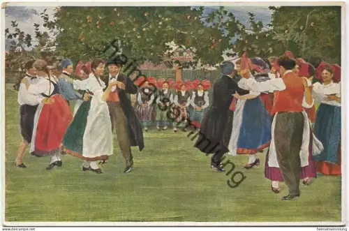 C. Spindler - Hopp Mariannele - Elsässische Kunst Nr 14 - Verlag Mohr & Lüdke Strassburg