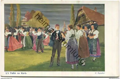 C. Spindler - D'r Hahn im Korb