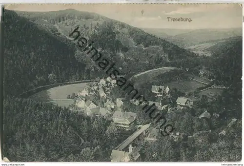 Treseburg - Verlag R. Lederbogen Halberstadt - gel. 1912